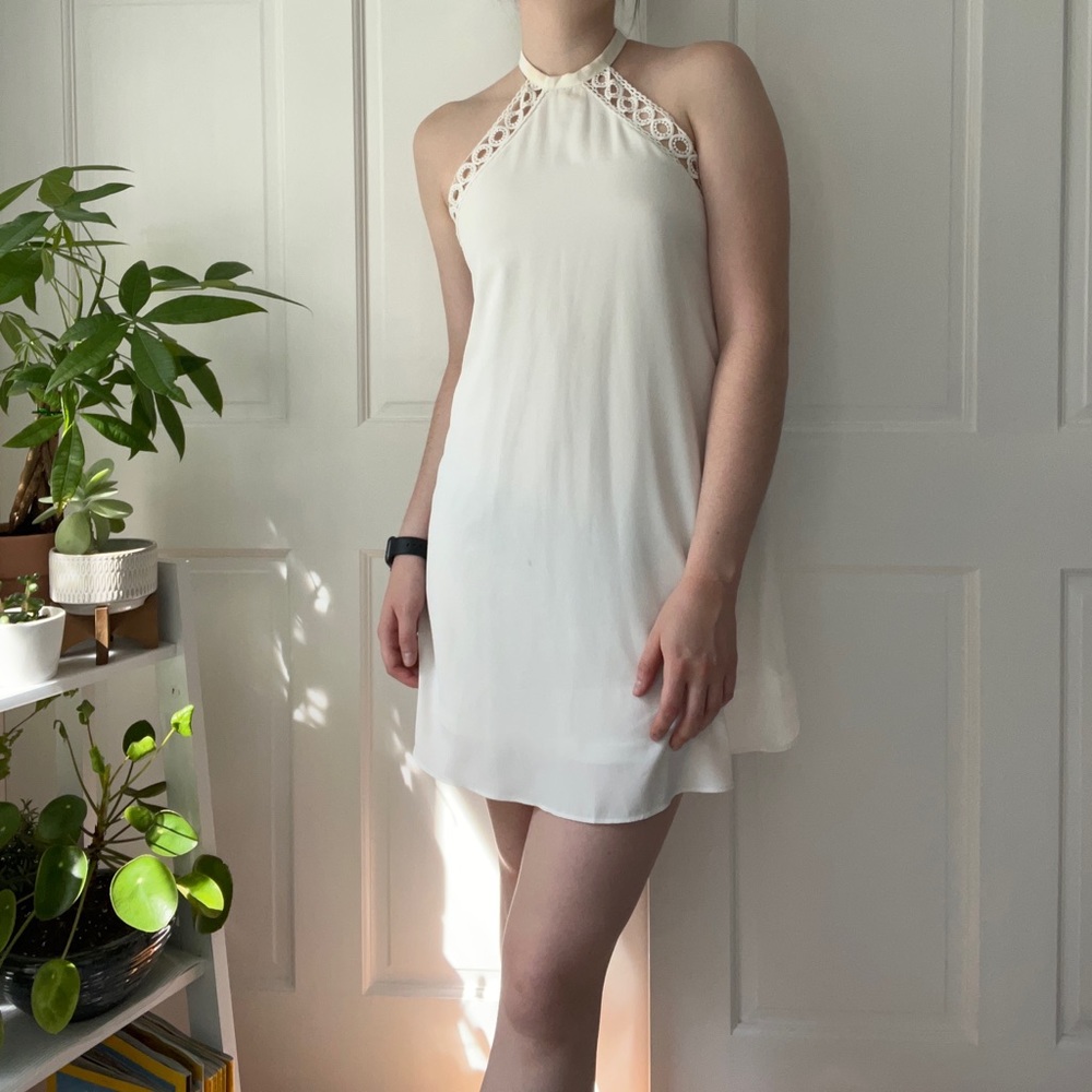 White summer dress